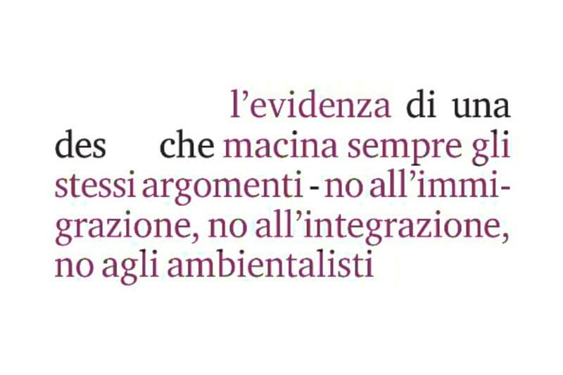 rampante disumanizzazione