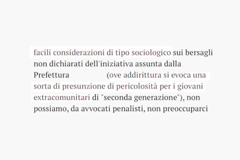 sorta di presunzione di pericolosita