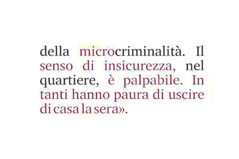 paura palpabile