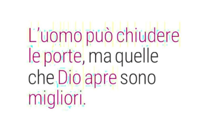 dio apre porte