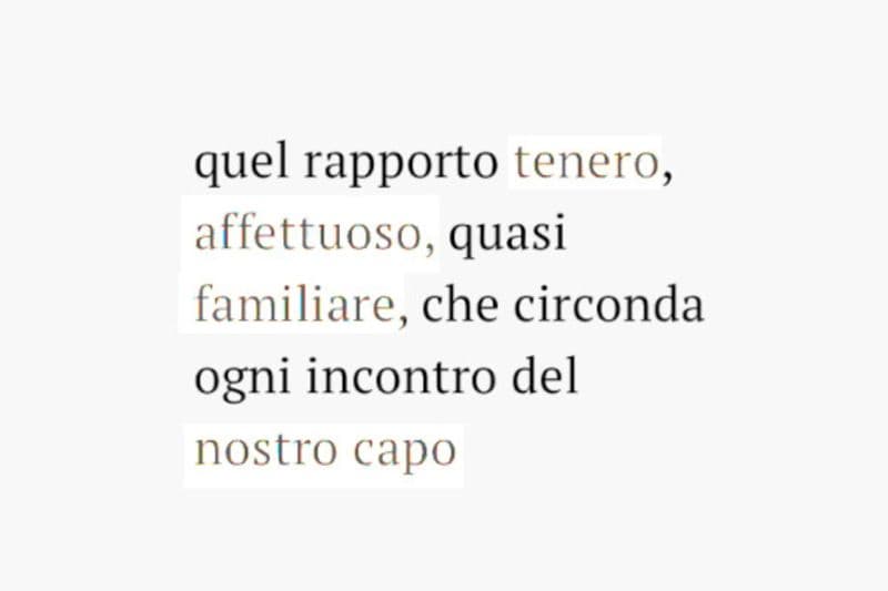 tenerezza e timidezza