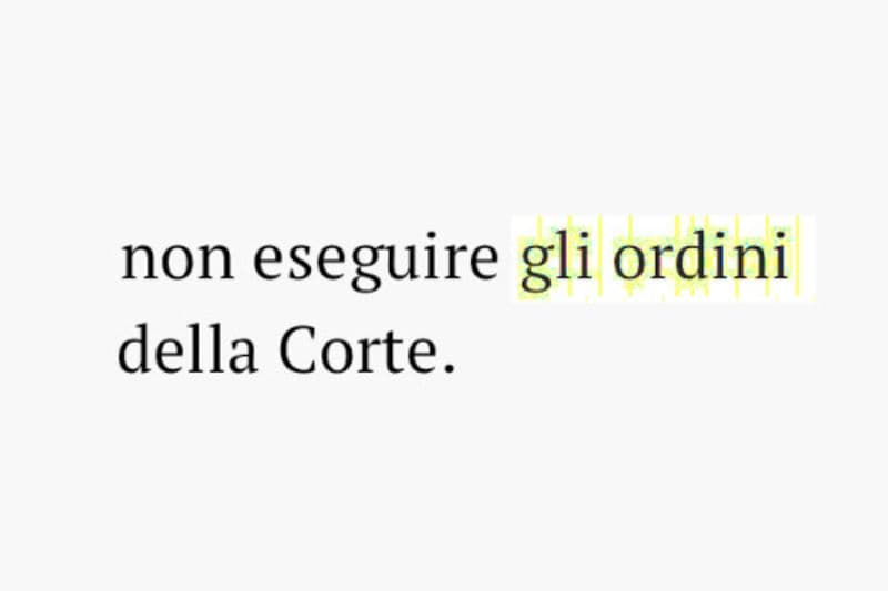 ordini intimidatori