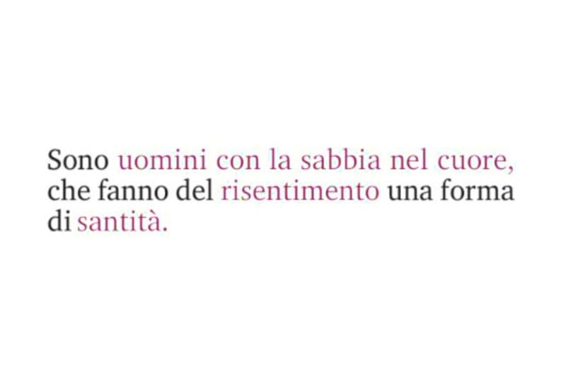 la sabbia nel cuore