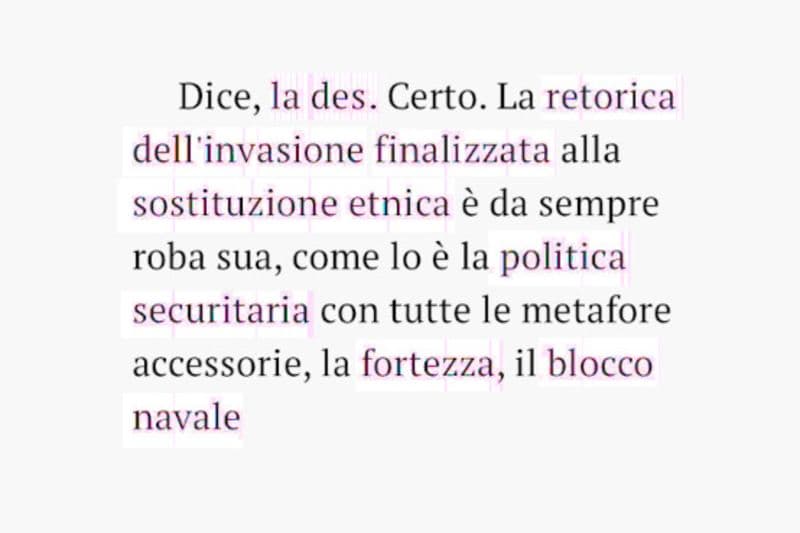severa stretta