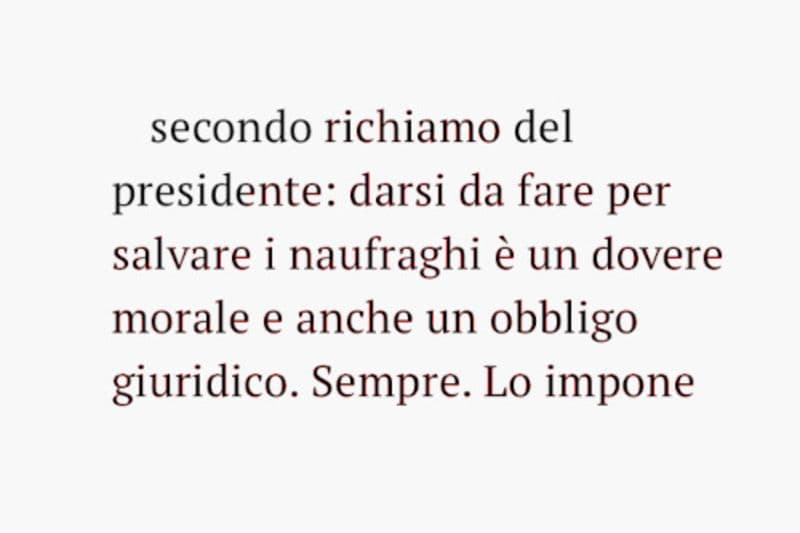 sensazioni di pericolo