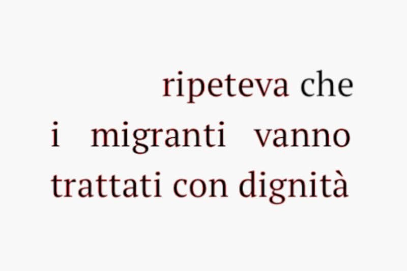 la dignita dei residenti