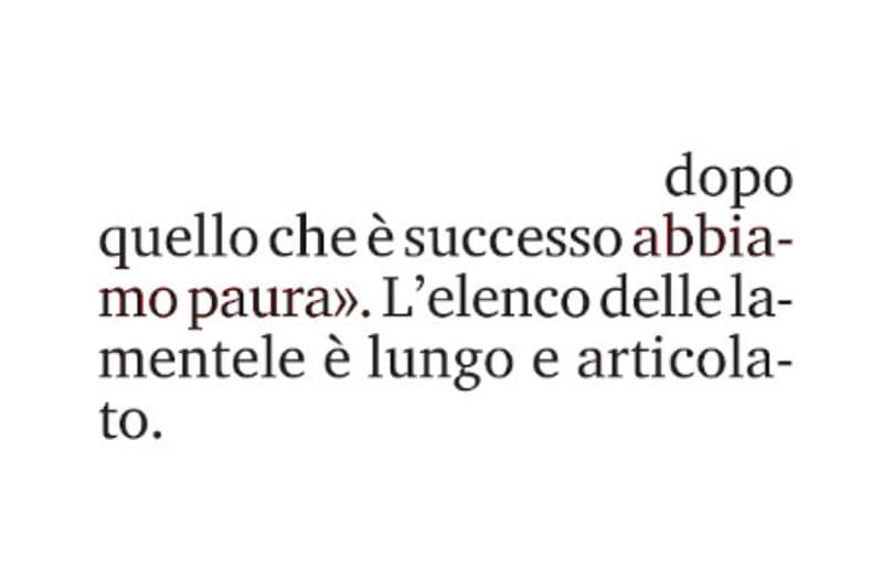 hanno paura