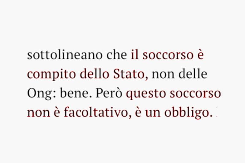 soccorso non facoltativo