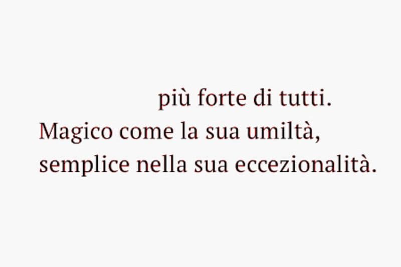il futuro gli appartiene
