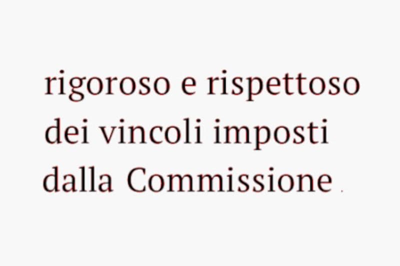 i vincoli imposti