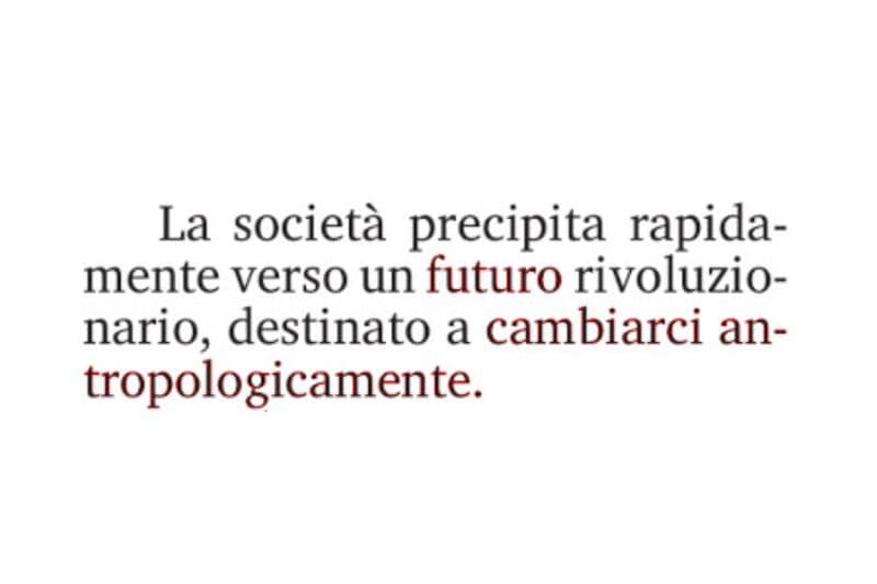 cambiarci antropologicamente