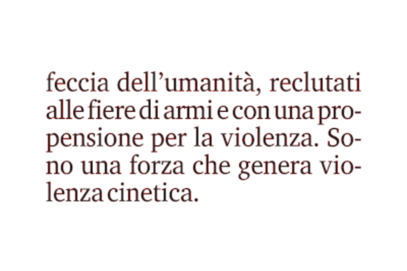 peggiore feccia umana