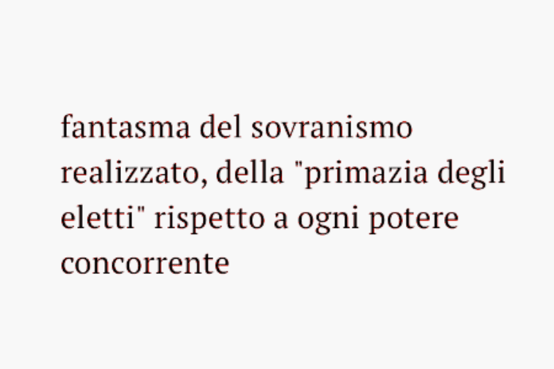 perdurante minaccia