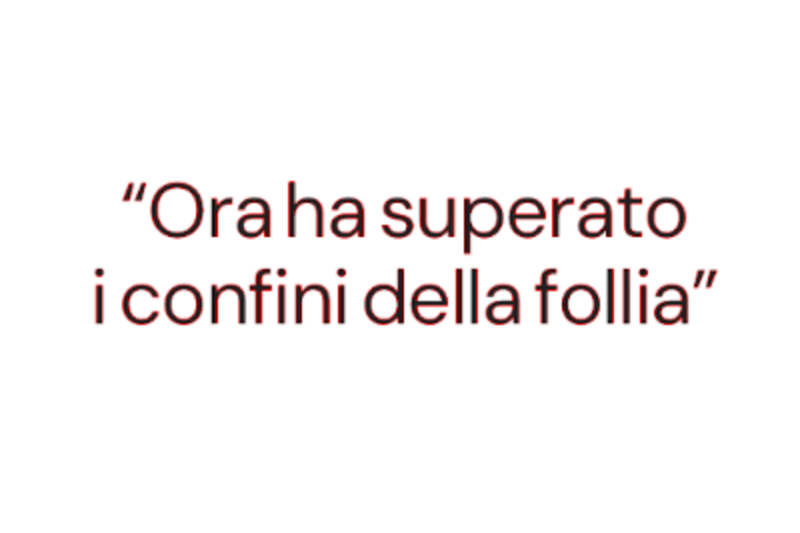 bisogna fare qualcosa