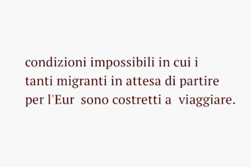 il gesto in un pomeriggio di sole
