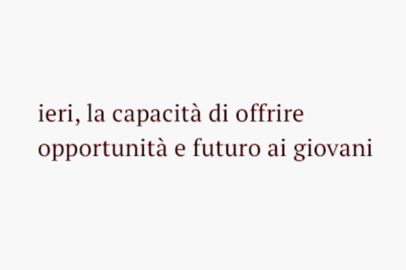 sguardo retrospettivo