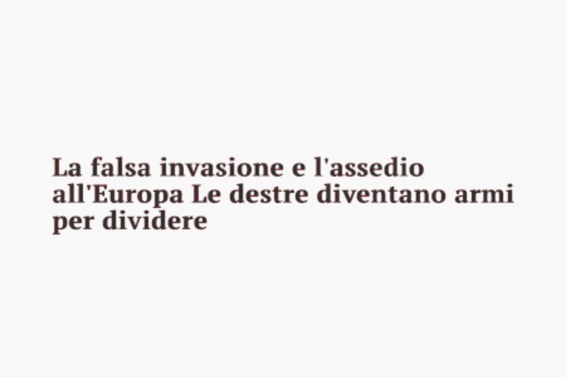 identitari minacciano