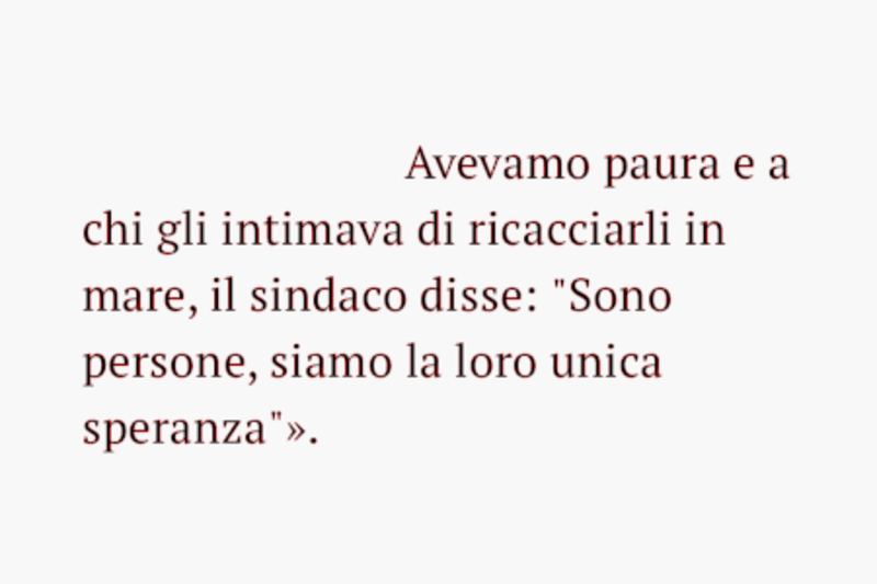 lasciare soli