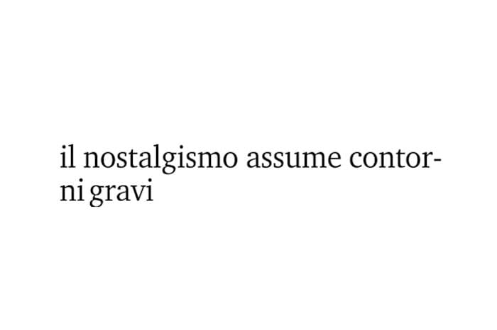 nostalgismo