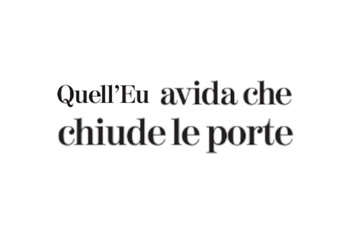 crudeltà inammissibile