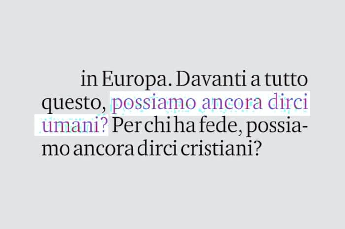 non sono humani